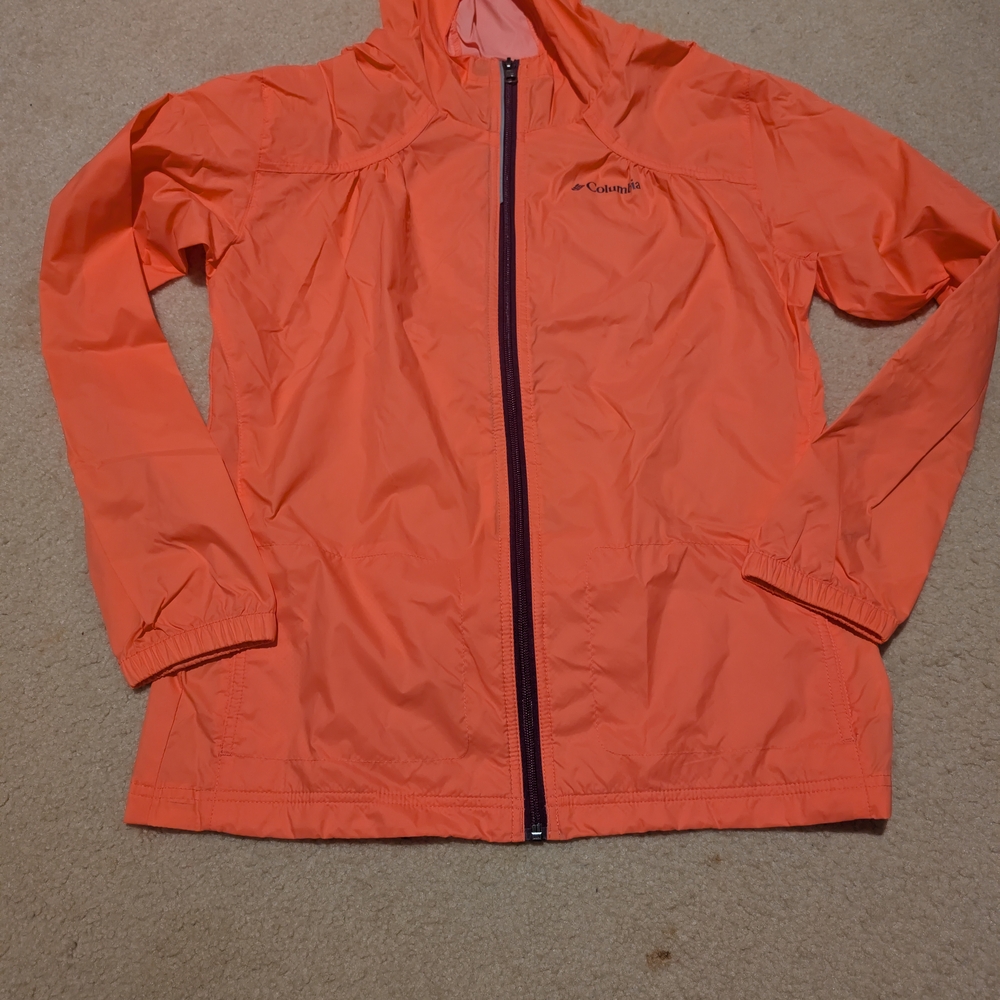 Columbia Vibrant Orange Hooded Jacket